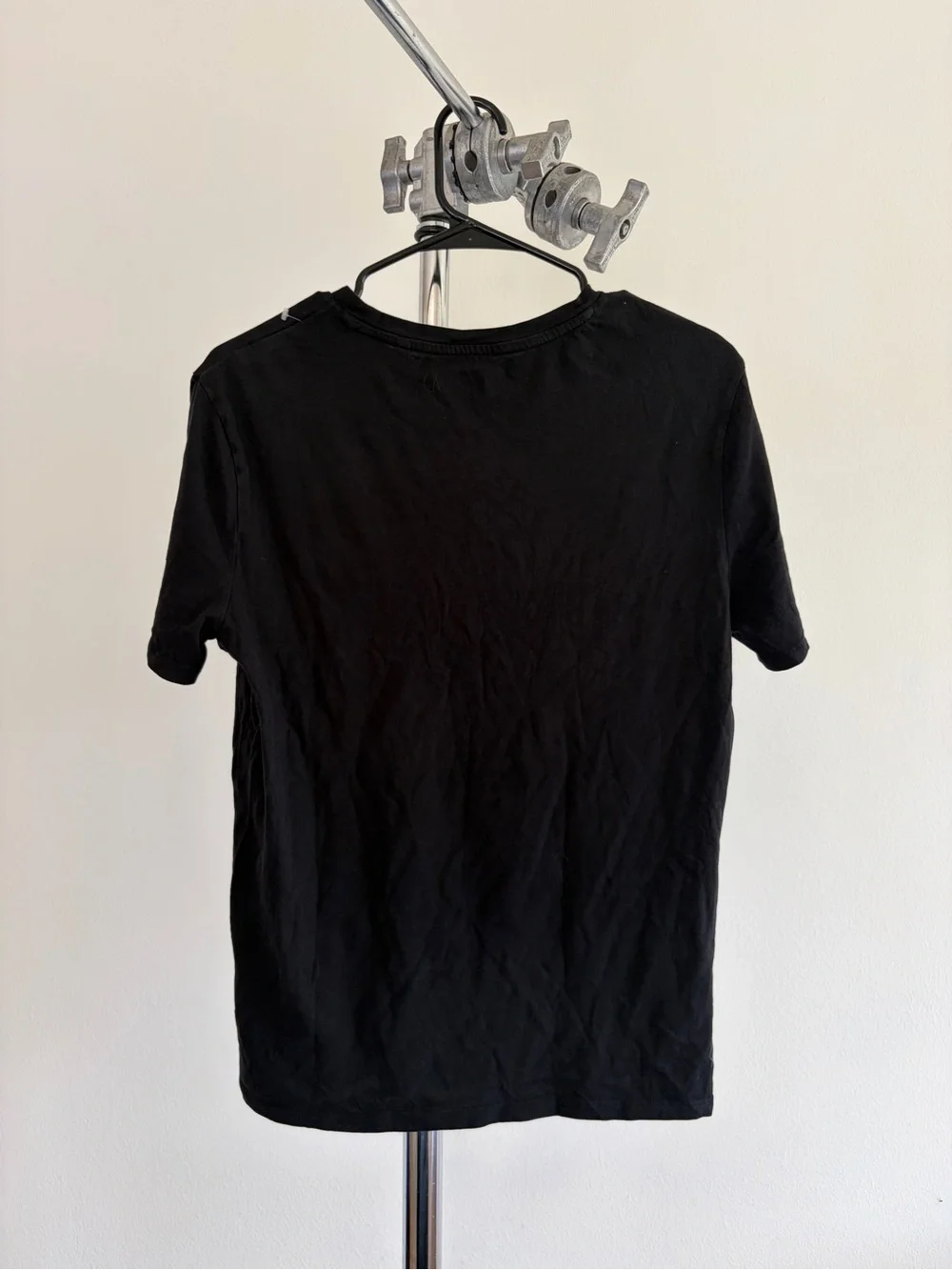 Guess Black Tee with White and Red Logo